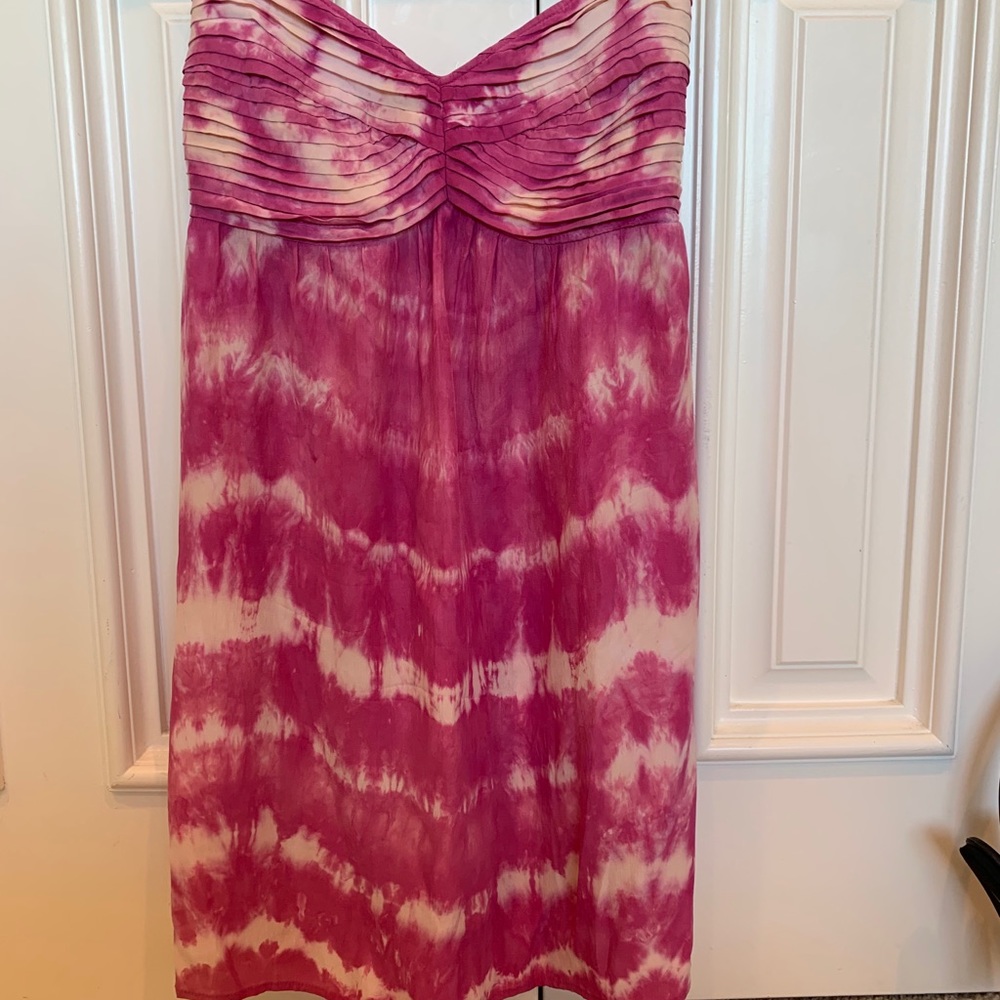 Beach Bunny Silk Satin Tie Dye Dress